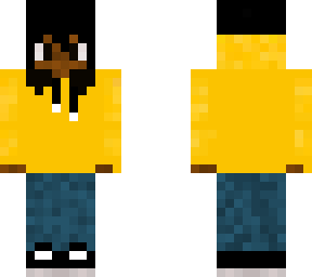yellow hoodie