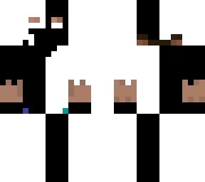 (edited) bandit steve in black and white marble armour