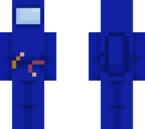 among us blue character