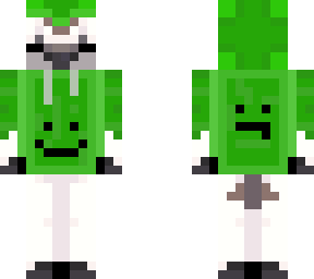bison in green sweater