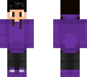 black haired purpled