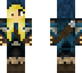 blond blue person