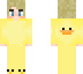 blond duck boy