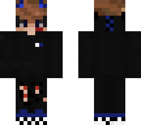 blue and black  + hoodie