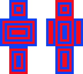 blue and red guy