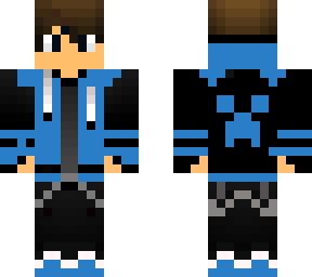 blue gamer boy