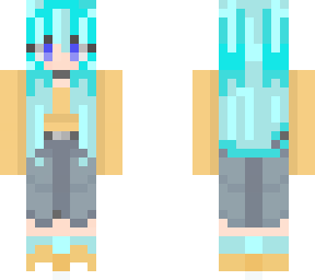 blue girl