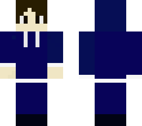 blue hoodie