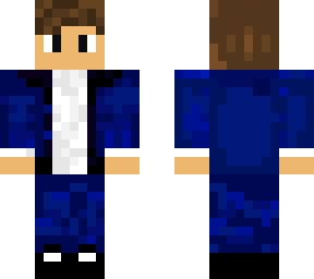 boy in blue jacket and pants