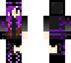brunette ender girl w/ particles