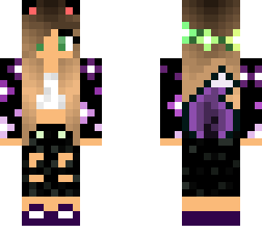 cat girl purple