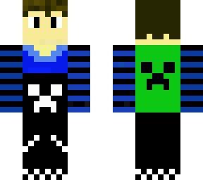creeper designed skin