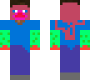custom steve dino mask thing