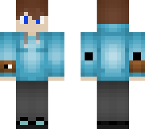 cyan hoodie