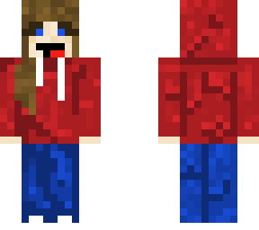derp red hoodie girl touch up