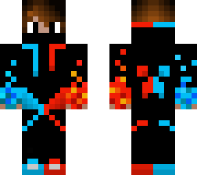 fire and ice (creeper on back) (hood down)