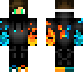 gamer ninja fire and water skin my first skin