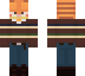 garfield with sweater