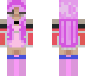girl in pink