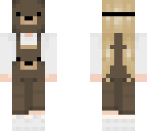 girl whit bear mask :)