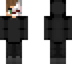 half kitsune (grey) mask.