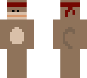 monke with red headband