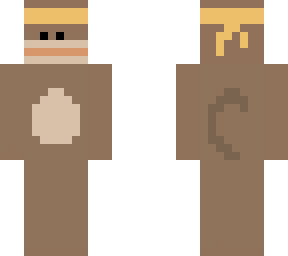 monke with yellow headband