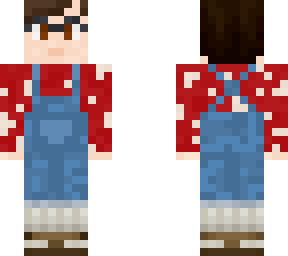 mushroom overalls boy v1