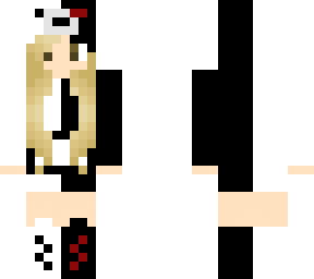 my skin in a monokuma hoodie