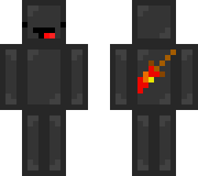 netherite skeppy with a inferno blade