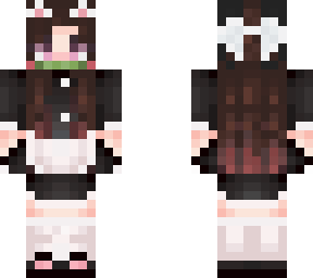 nezuko as maid