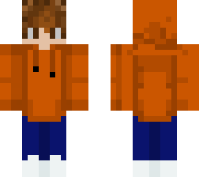 orange hoodie