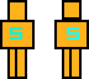 orange skin with s design