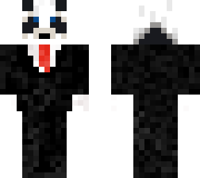 panda in suit