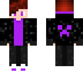 purple gamer boy