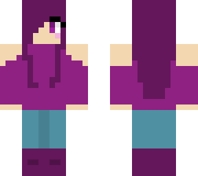 purple hair girl :d