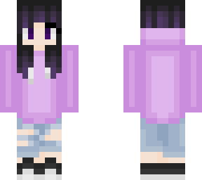 purple hoodie