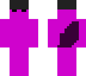 purple man with leaf