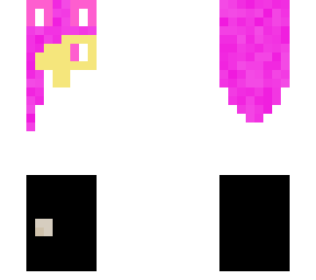 purple wolf girl minecraft skin