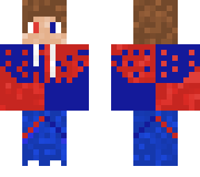 red and blue boy