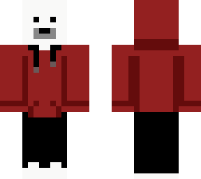 red hoodie polar bear