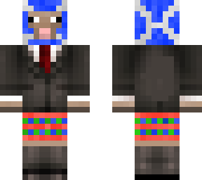 scottish sheep in a suit