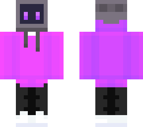 static but with a blocky hoodie!
