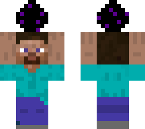 steve holding the dragon egg