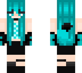 teal wolf girl