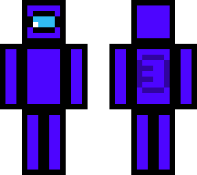 the blue among us skin