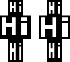 this says hi
