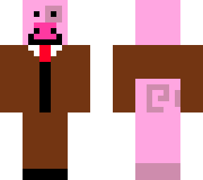 waddles in a suit