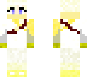 white/ yellow ninja/  light ninja girl version