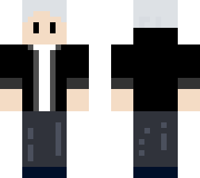 white hair boy